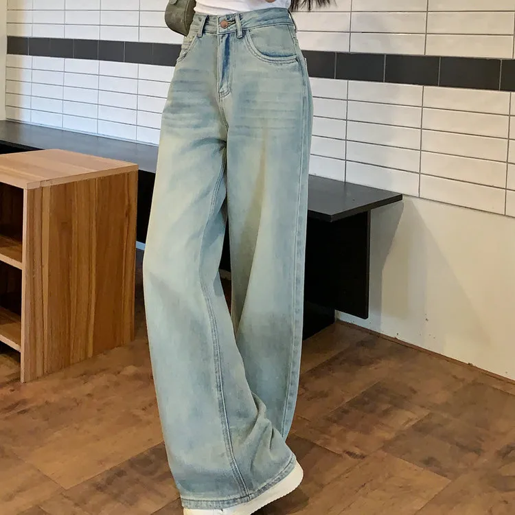 XIAOJUCHUANLI Jeans Women's Blue-3