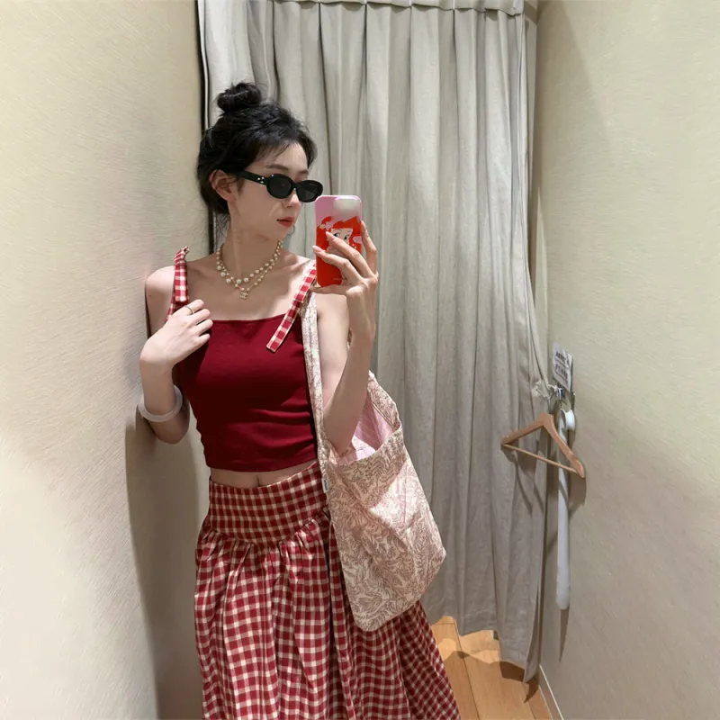 XIAOJUCHUANLI Skirt Set Women's-5