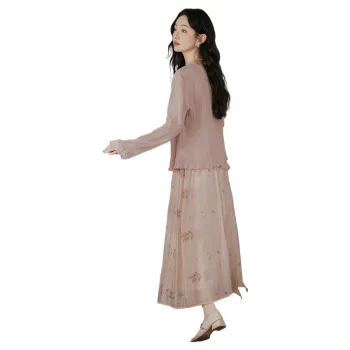 XIAOJUCHUANLI Skirt Set Women's Pink