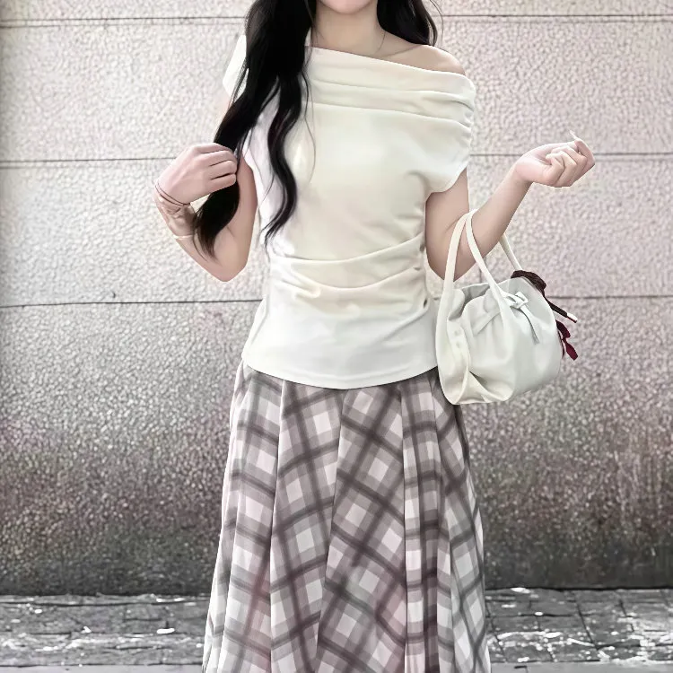 XIAOJUCHUANLI Skirt Set Women's-5