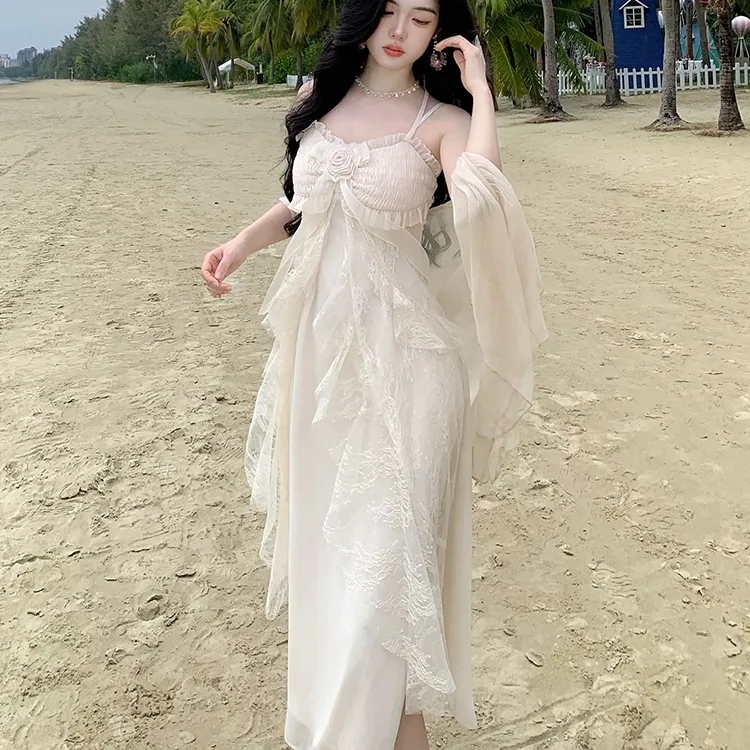 XIAOJUCHUANLI Slip Dress Women's-4