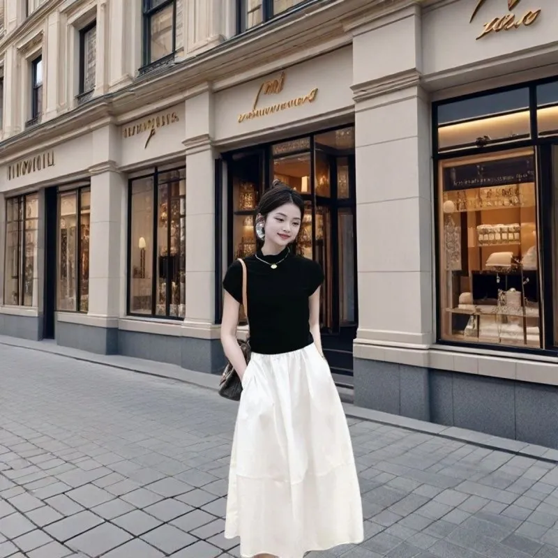 XIAOJUCHUANLI Skirt Set Women's-2