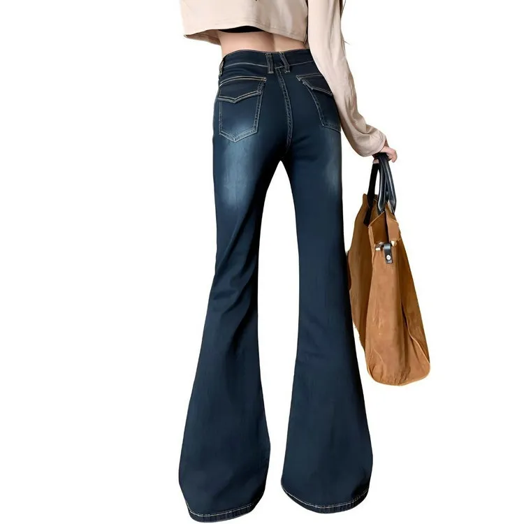 XIAOJUCHUANLI Jeans Women's Blue-1