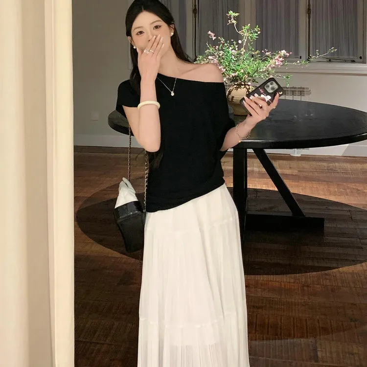 XIAOJUCHUANLI Skirt Set Women's-5