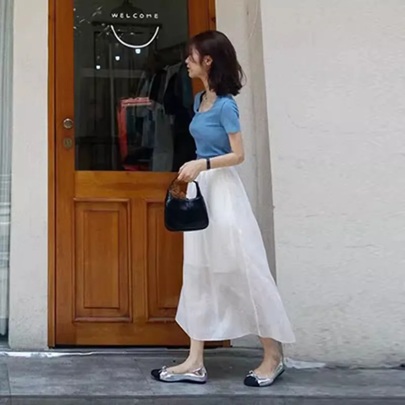 XIAOJUCHUANLI Skirt Set Women's-4