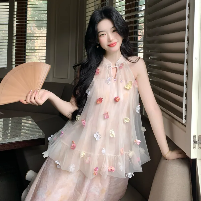 XIAOJUCHUANLI Sleeveless Dress Women's-5