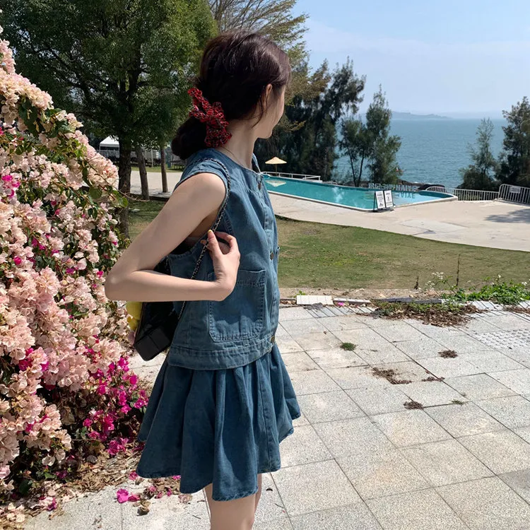 XIAOJUCHUANLI Skirt Set Women's-2