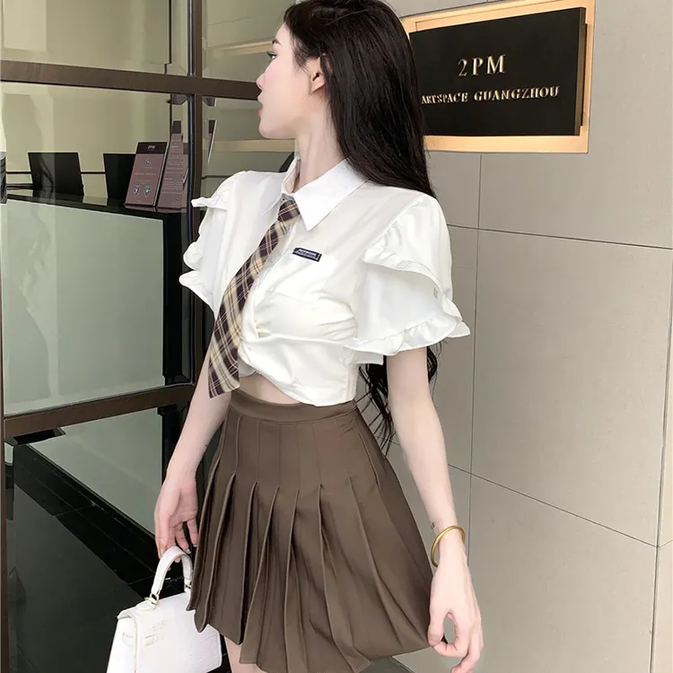 XIAOJUCHUANLI Skirt Set Women's-2