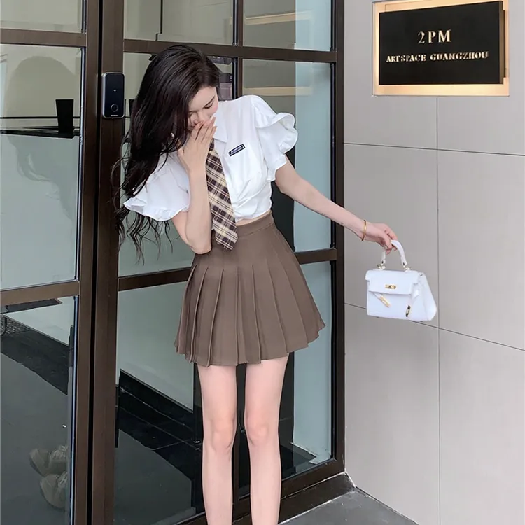 XIAOJUCHUANLI Skirt Set Women's-3