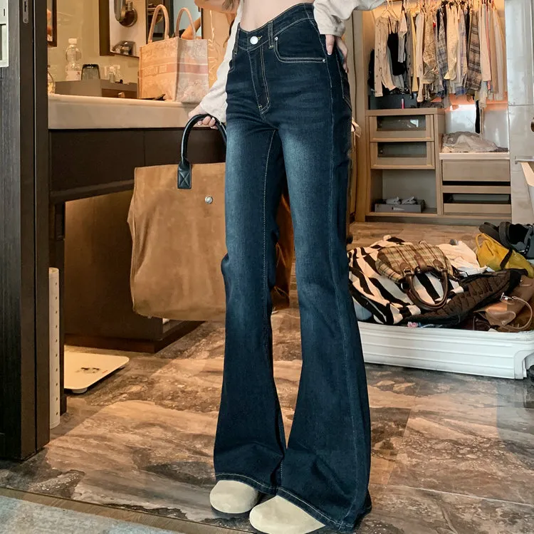 XIAOJUCHUANLI Jeans Women's Blue-3