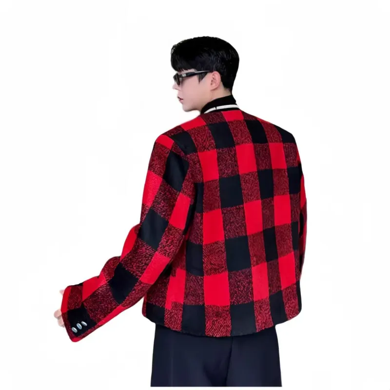 RVANGUARD Business Suit Unisex Red-1