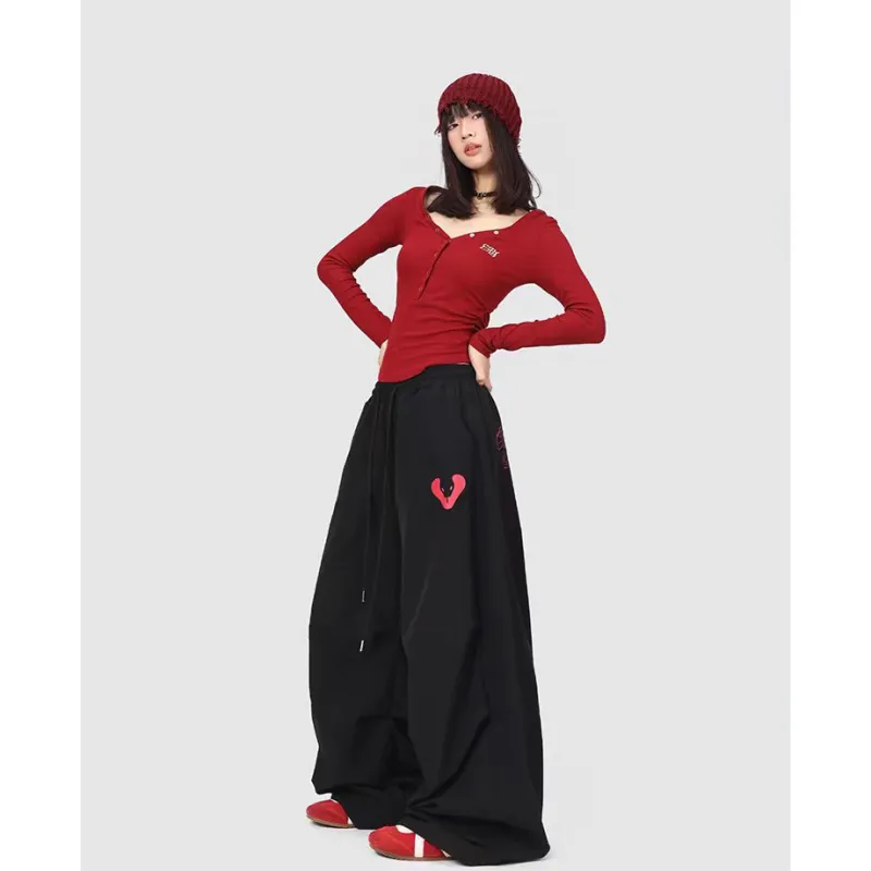 RVANGUARD Casual Pants Unisex Black-1