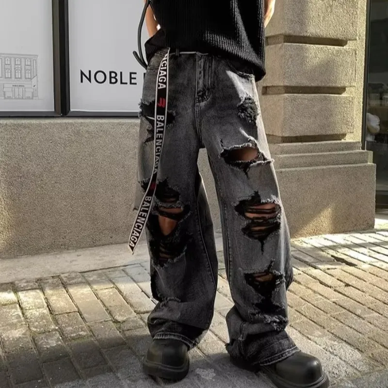 RVANGUARD Jeans Unisex Black Gray Color-2