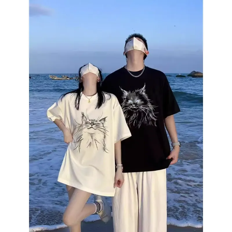 PAINT STAIN Minimalist Style T Shirt Unisex-14
