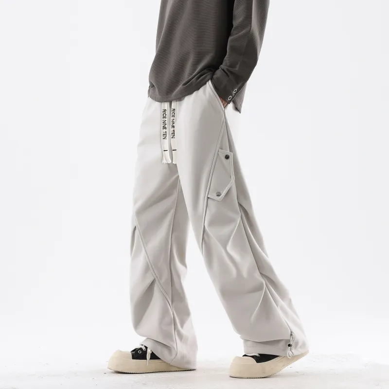 RICE NINE TEN Casual Pants Unisex-1