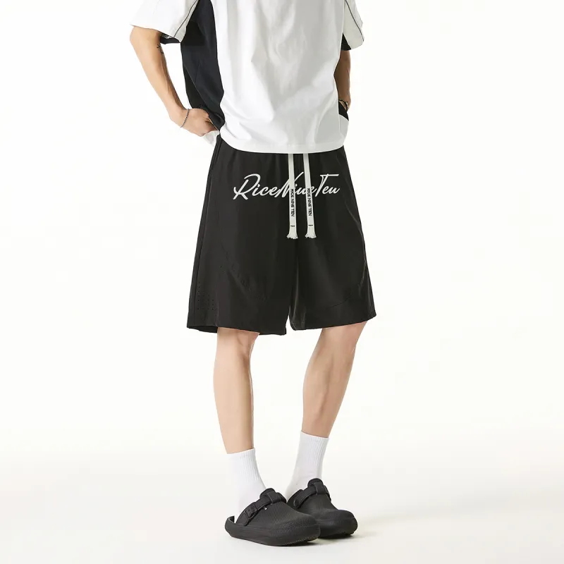 RICE NINE TEN Casual Shorts Unisex-4