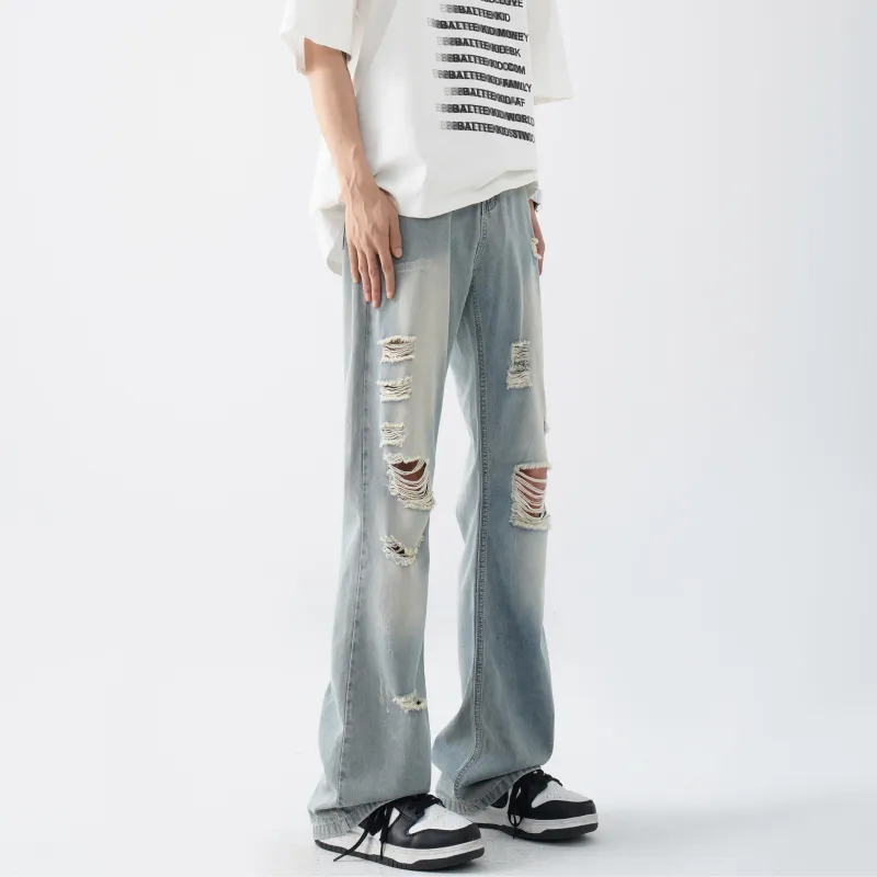 RICE NINE TEN Jeans Unisex Light Blue-1