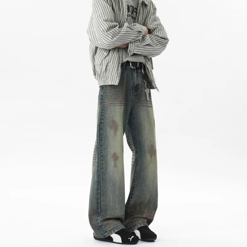 RICE NINE TEN Jeans Unisex Vintage Blue-3