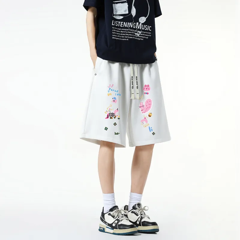 RICE NINE TEN Casual Shorts Unisex-2