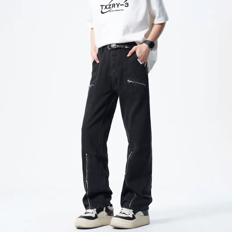 RICE NINE TEN Jeans Unisex Black-1