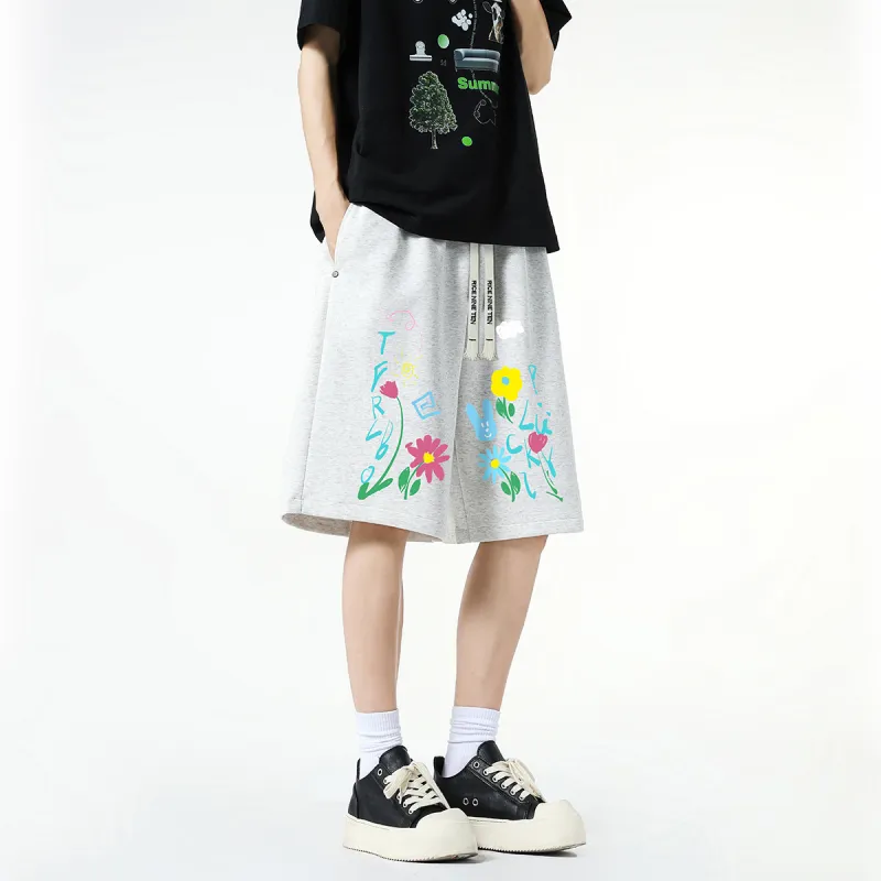 RICE NINE TEN Casual Shorts Unisex-18