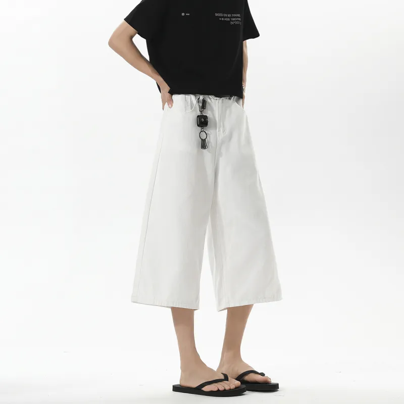 RICE NINE TEN Denim Shorts Unisex-4