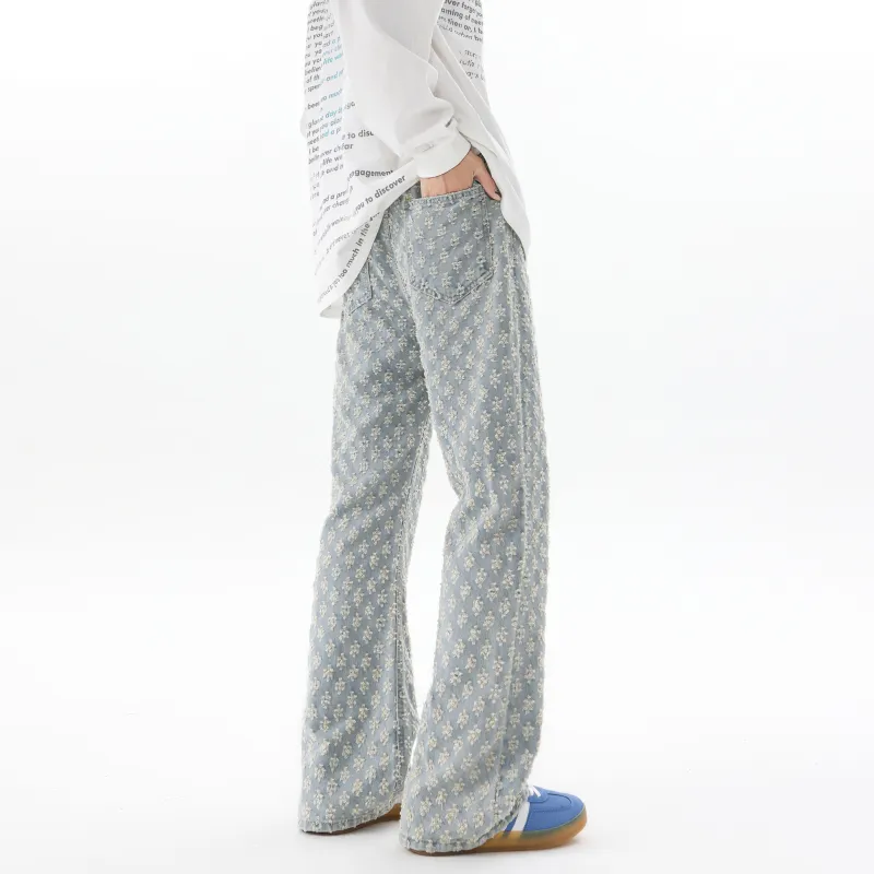 RICE NINE TEN Jeans Unisex Light Blue-3