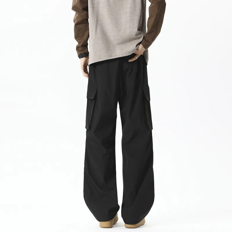 RICE NINE TEN Cargo Pants Unisex Black-2