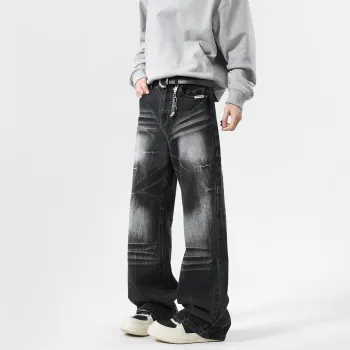 RICE NINE TEN Jeans Unisex Graphite Black