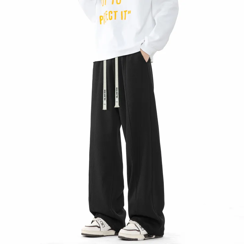 RICE NINE TEN Knitted Sweatpants Unisex-3