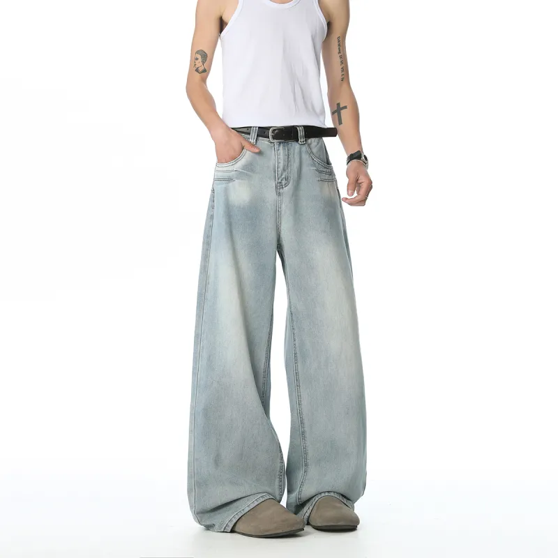RICE NINE TEN Jeans Unisex Blue-3