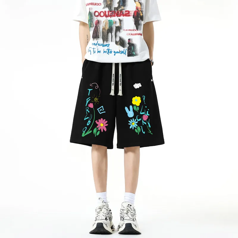 RICE NINE TEN Casual Shorts Unisex-21