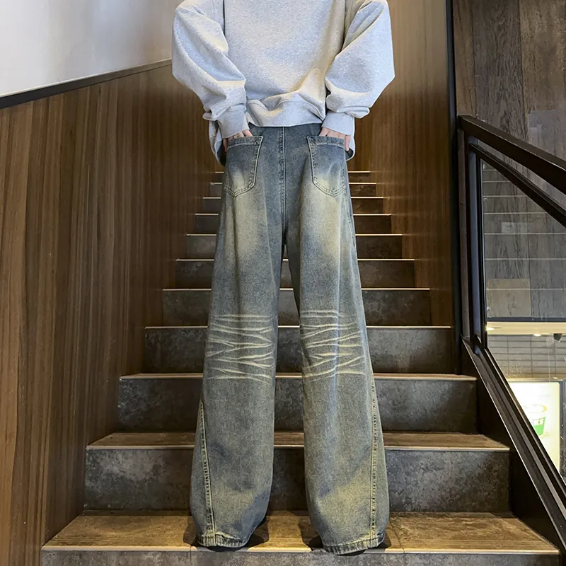 RICE NINE TEN Jeans Unisex Vintage Blue-4