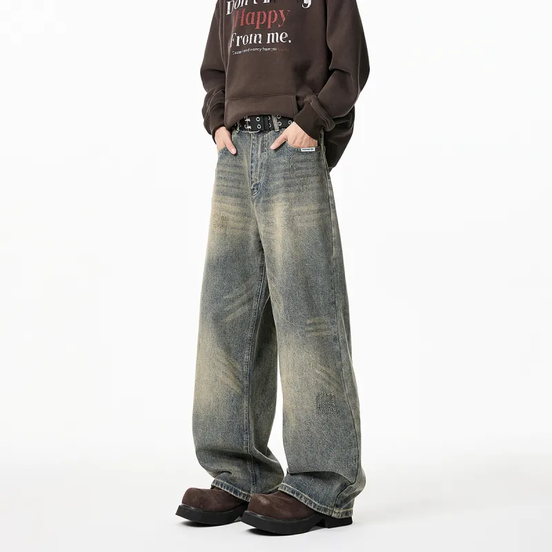 RICE NINE TEN Jeans Unisex Vintage Blue-1