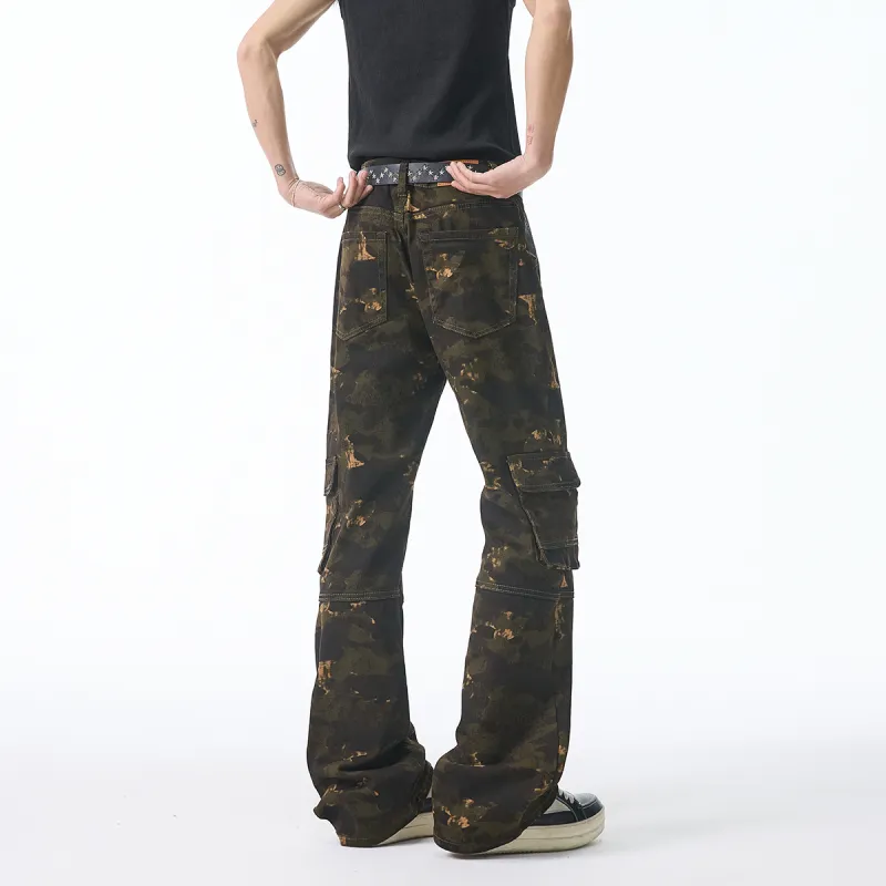 RICE NINE TEN Jeans Unisex Camouflage-2