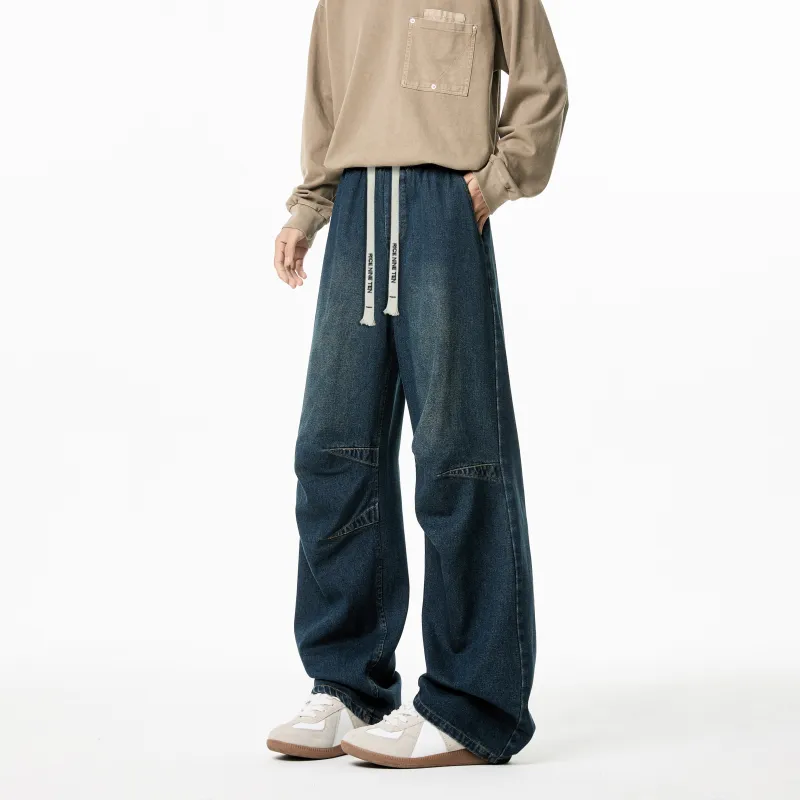 RICE NINE TEN Jeans Unisex Dark Blue-2