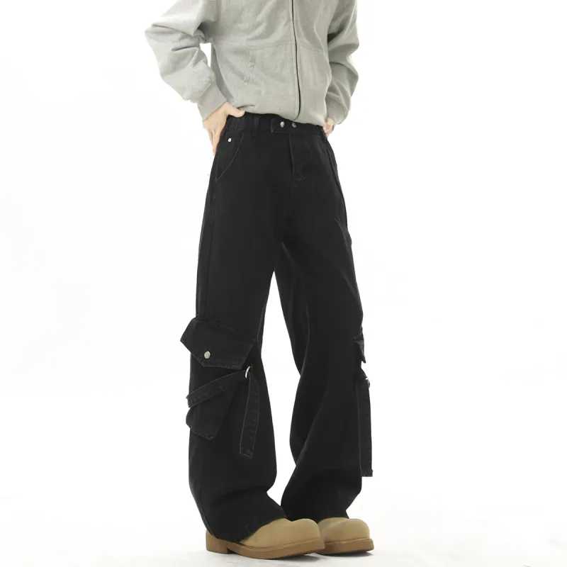 RICE NINE TEN Jeans Unisex Black-1