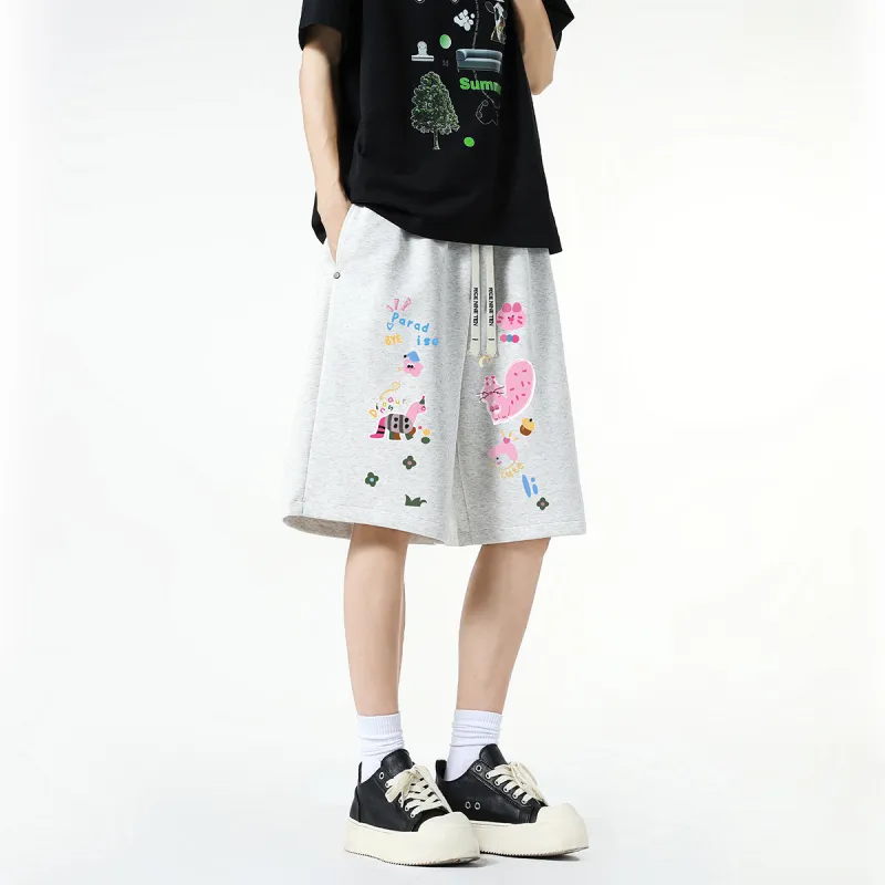RICE NINE TEN Casual Shorts Unisex-6
