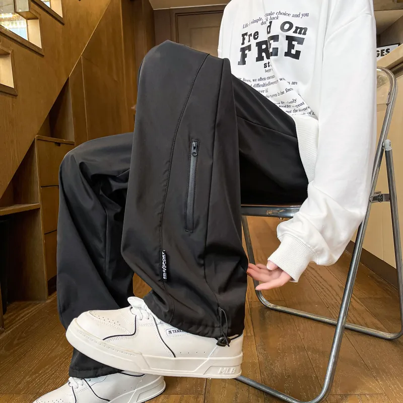 RICE NINE TEN Casual Pants Unisex Black-5