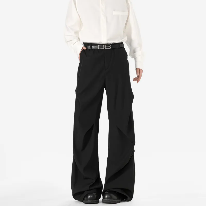RICE NINE TEN Suit Trouser Unisex Black Extended Length-3