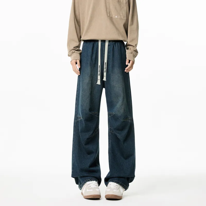 RICE NINE TEN Jeans Unisex Dark Blue-1