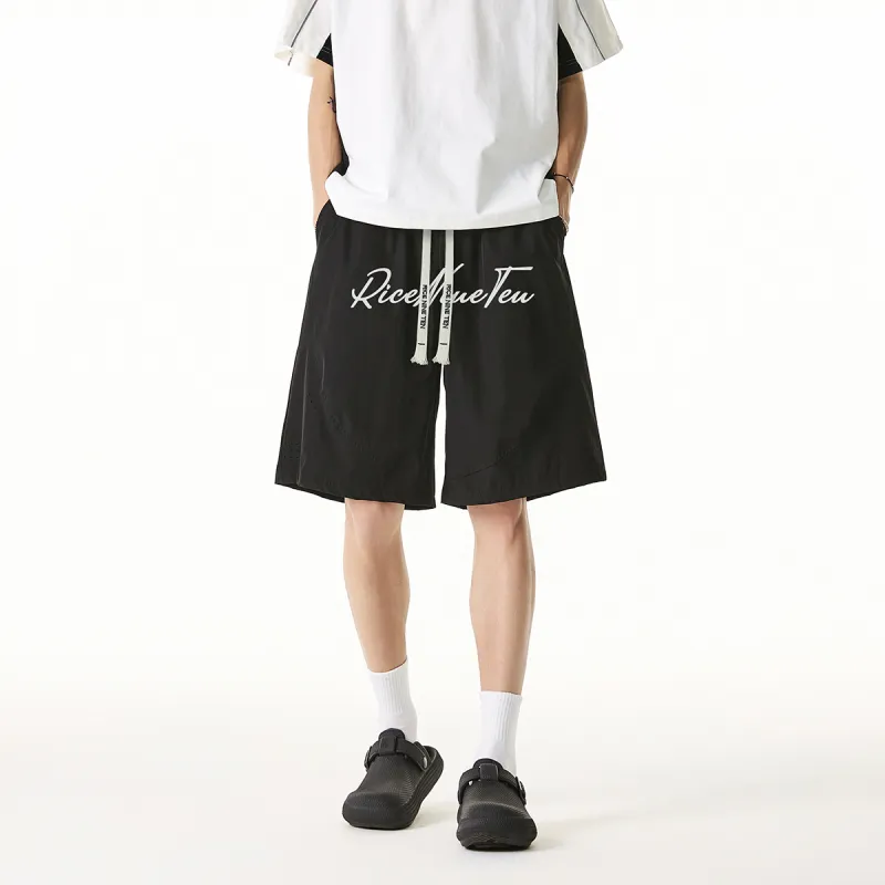 RICE NINE TEN Casual Shorts Unisex-3
