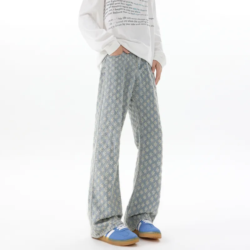 RICE NINE TEN Jeans Unisex Light Blue-1
