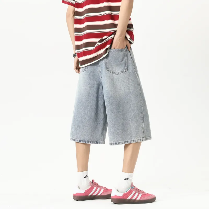 RICE NINE TEN Denim Shorts Unisex-23