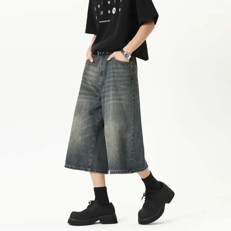 RICE NINE TEN Denim Shorts Unisex-14