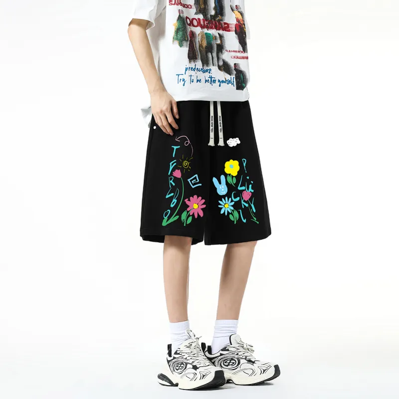 RICE NINE TEN Casual Shorts Unisex-22