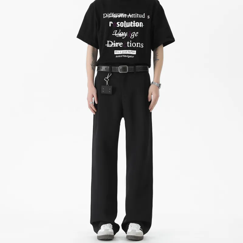 RICE NINE TEN Suit Trouser Unisex Black-1
