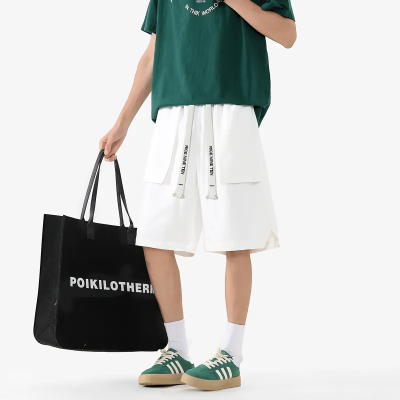 RICE NINE TEN Casual Shorts Unisex-2