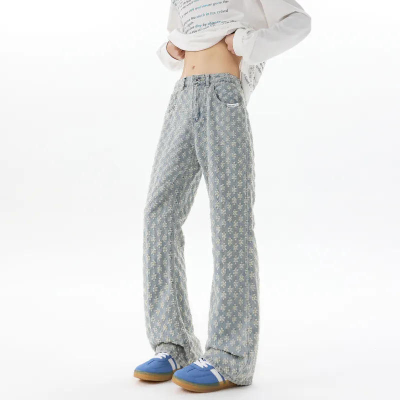 RICE NINE TEN Jeans Unisex Light Blue-2