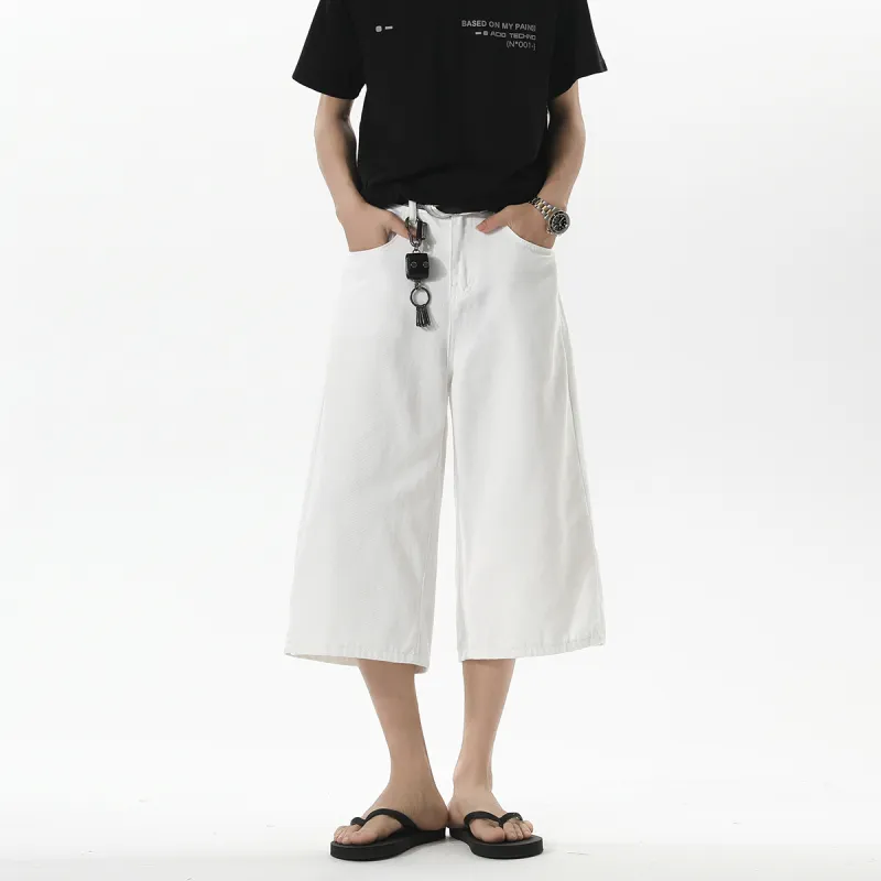 RICE NINE TEN Denim Shorts Unisex-3